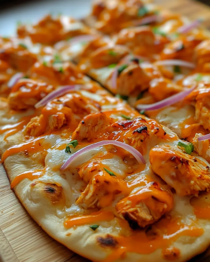 Buffalo Chicken Flatbreads