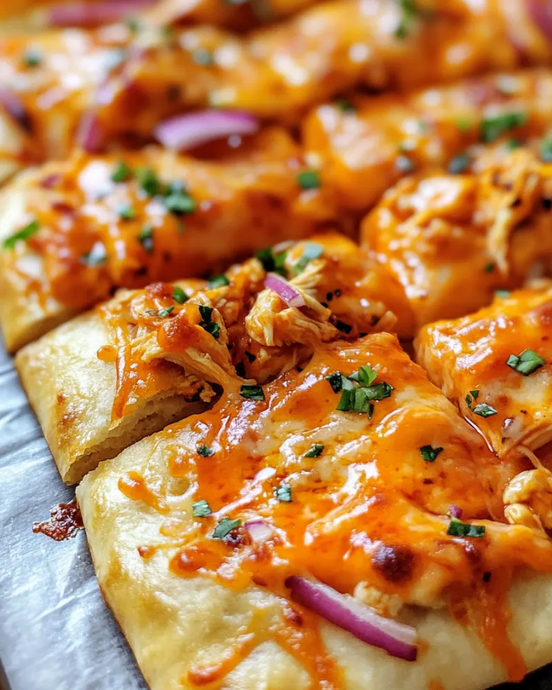 Buffalo Chicken Flatbreads