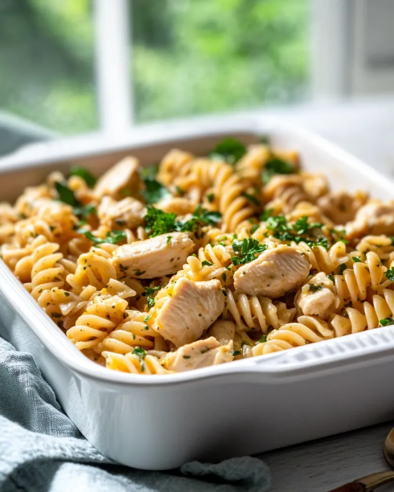 Chicken Caesar Pasta Salad Meal Prep