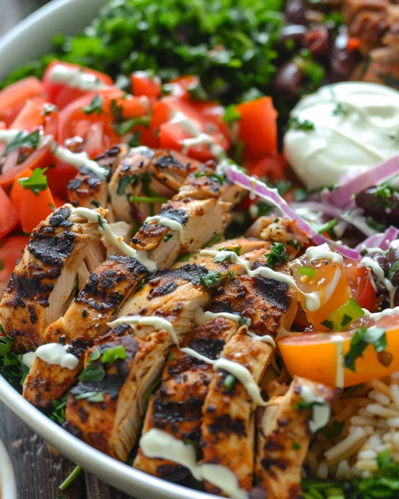 Chicken Shawarma Protein Bowls