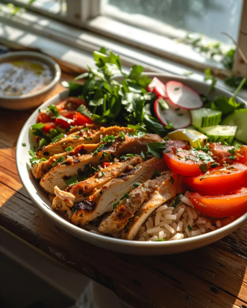 Chicken Shawarma Protein Bowls