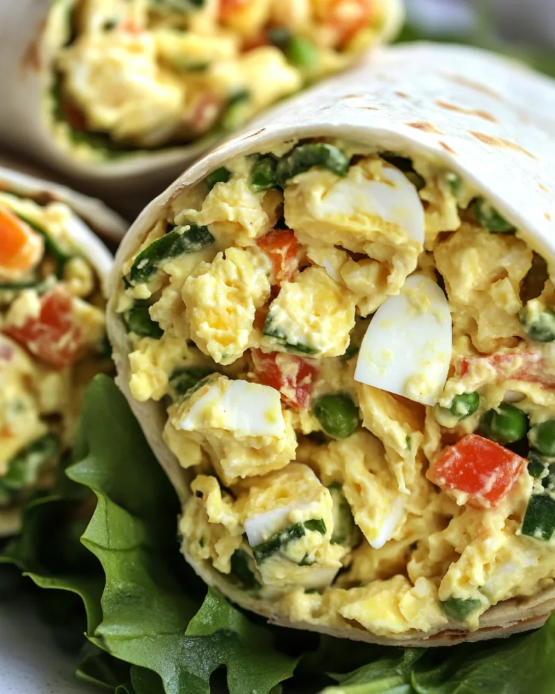 Greek Yogurt Egg Salad Wrap Bowls
