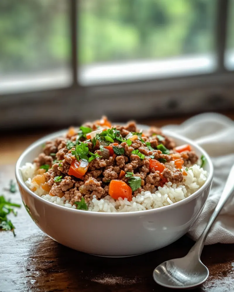Ground Beef Teriyaki Bowls