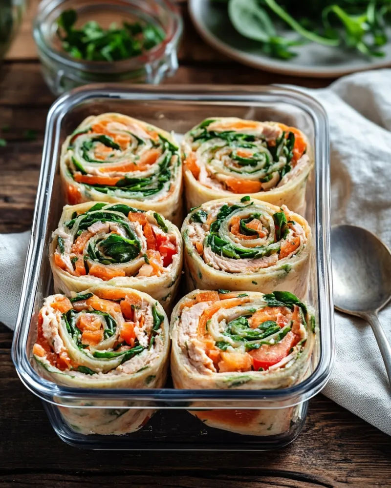 Healthy Turkey Pinwheels Lunchbox