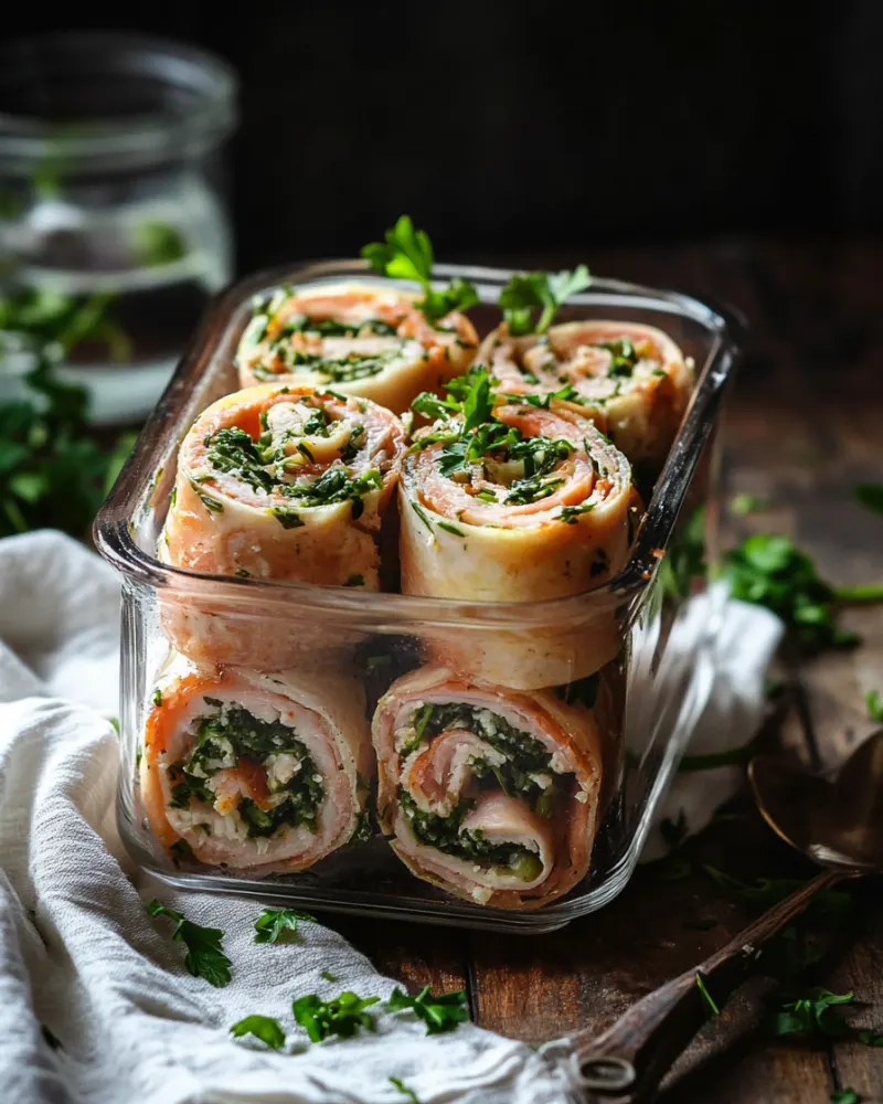 Healthy Turkey Pinwheels Lunchbox