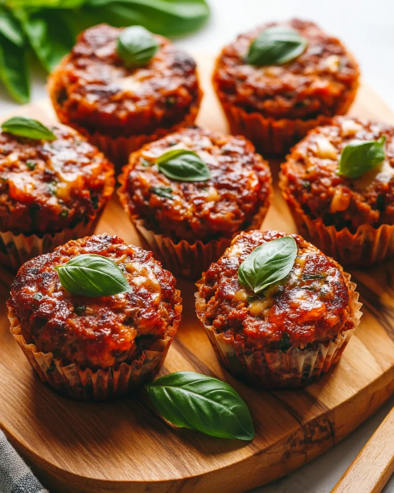 Italian Meatloaf Muffins