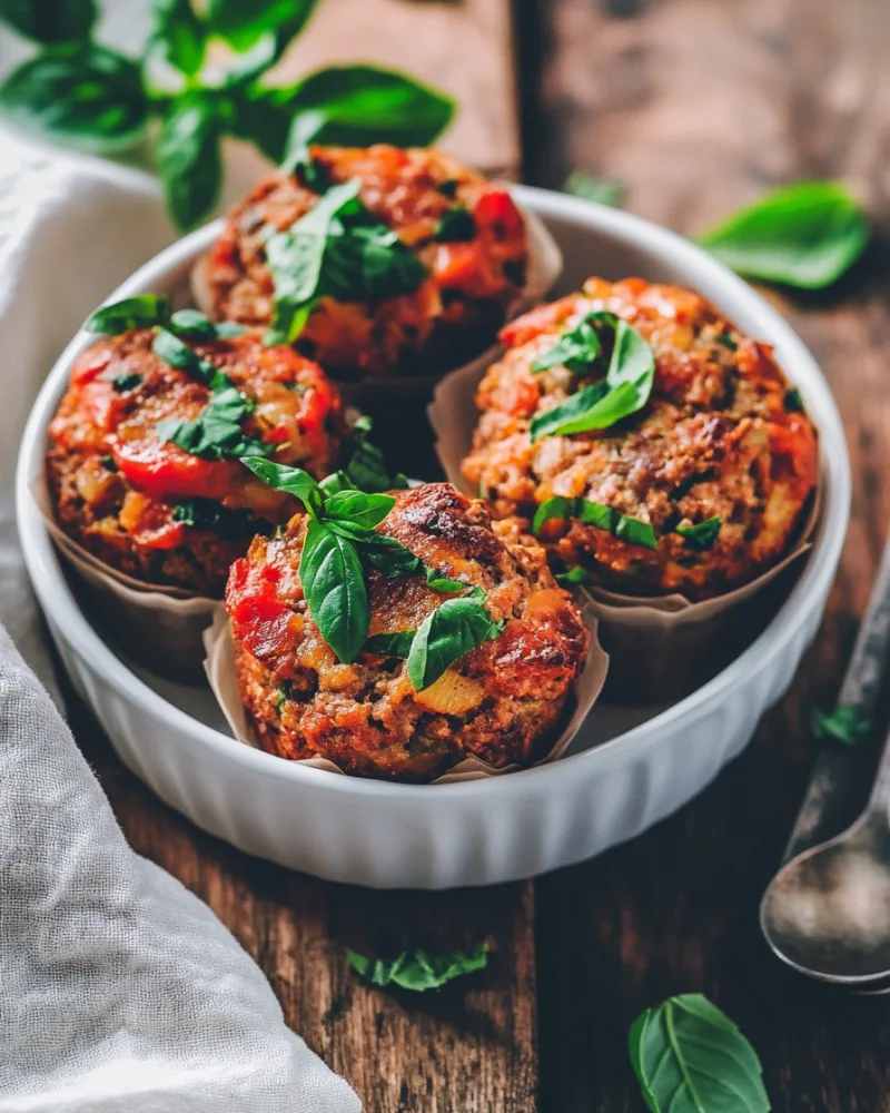Italian Meatloaf Muffins