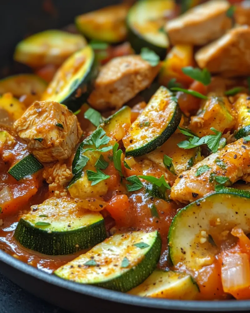 Turkey Zucchini Skillet