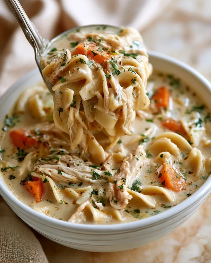 Creamy Chicken Noodle Soup Cozy Classic