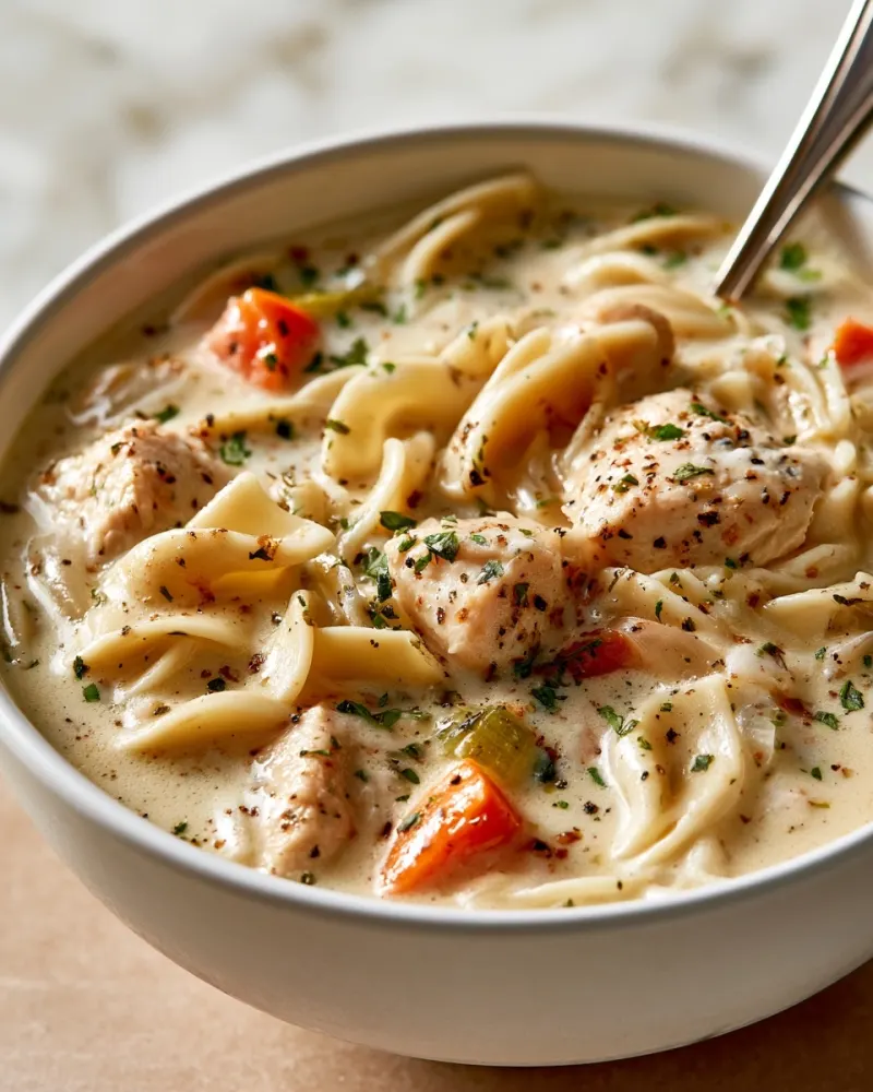 Creamy Chicken Noodle Soup Cozy Classic