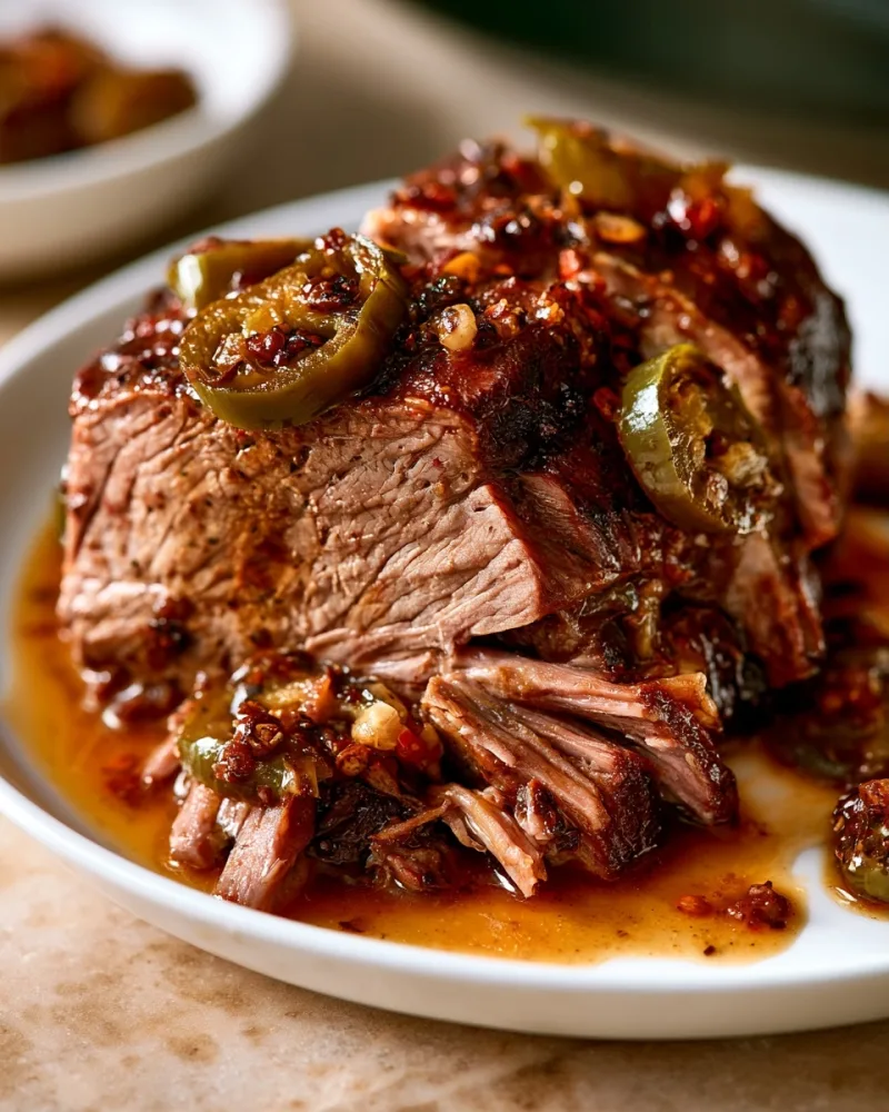 Slow Cooker Mississippi Pot Roast
