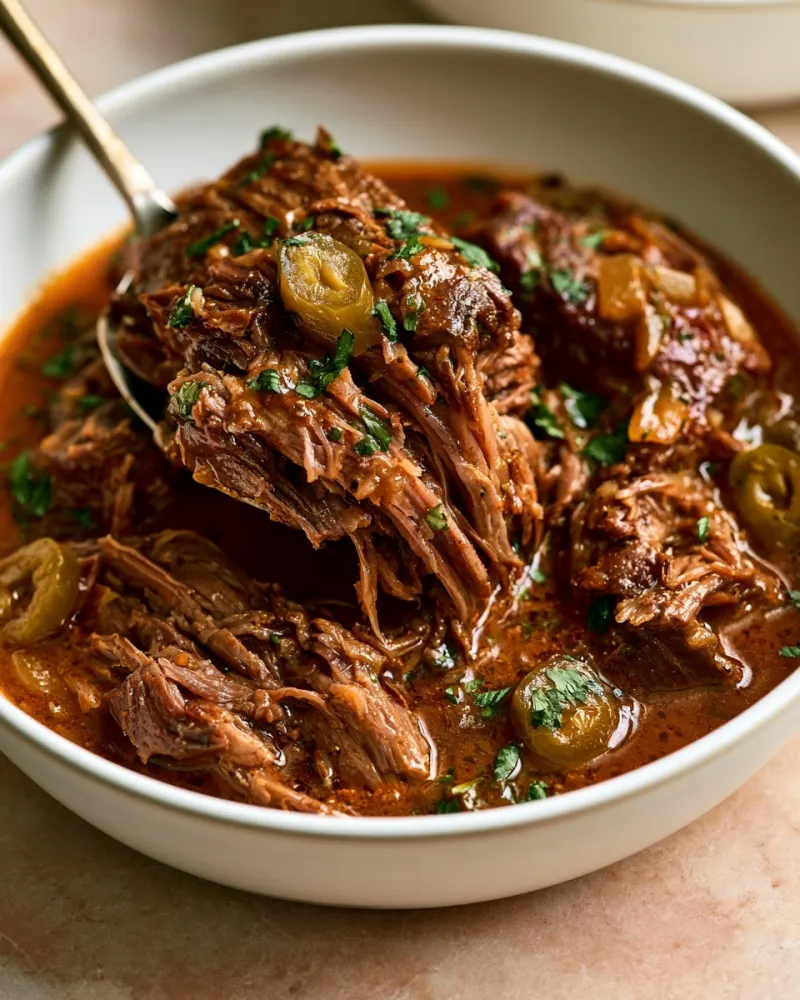 Slow Cooker Mississippi Pot Roast