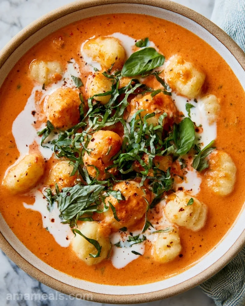 Creamy Tomato Gnocchi Soup