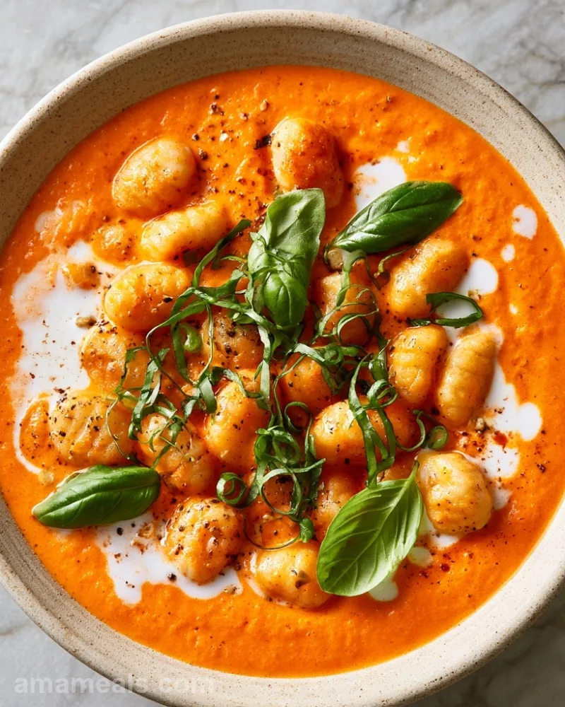 Creamy Tomato Gnocchi Soup