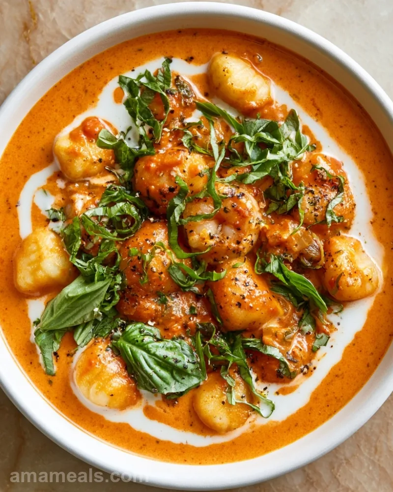 Creamy Tomato Gnocchi Soup