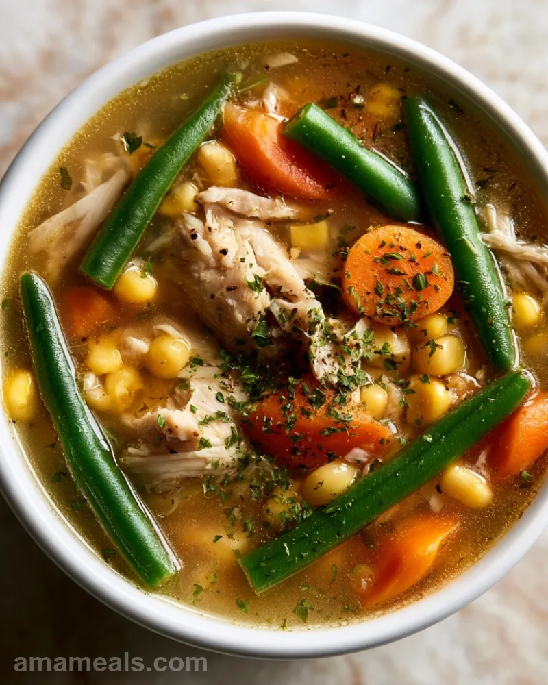 Low Calorie Chicken Vegetable Soup