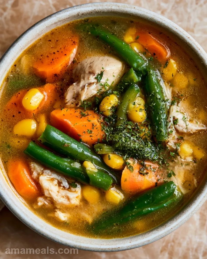 Low Calorie Chicken Vegetable Soup