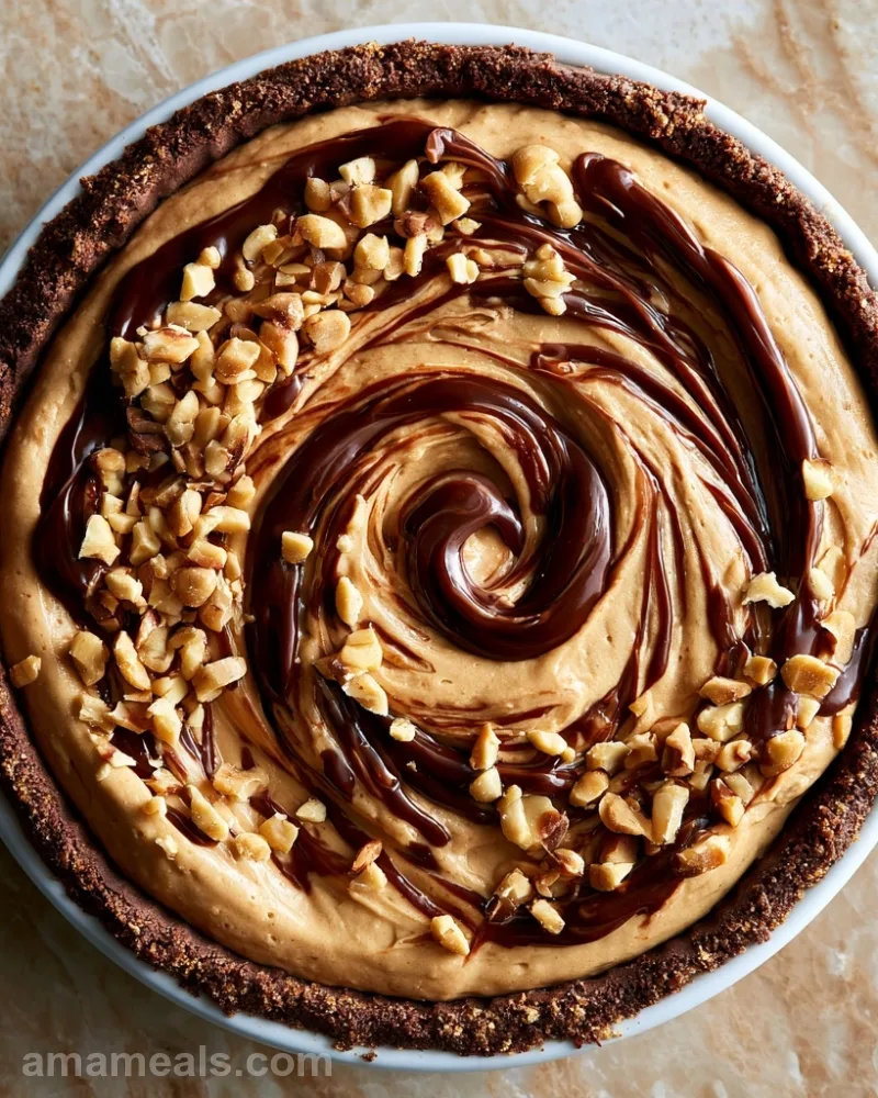 No Bake Peanut Butter Pie