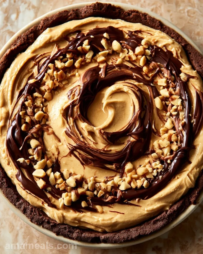 No Bake Peanut Butter Pie
