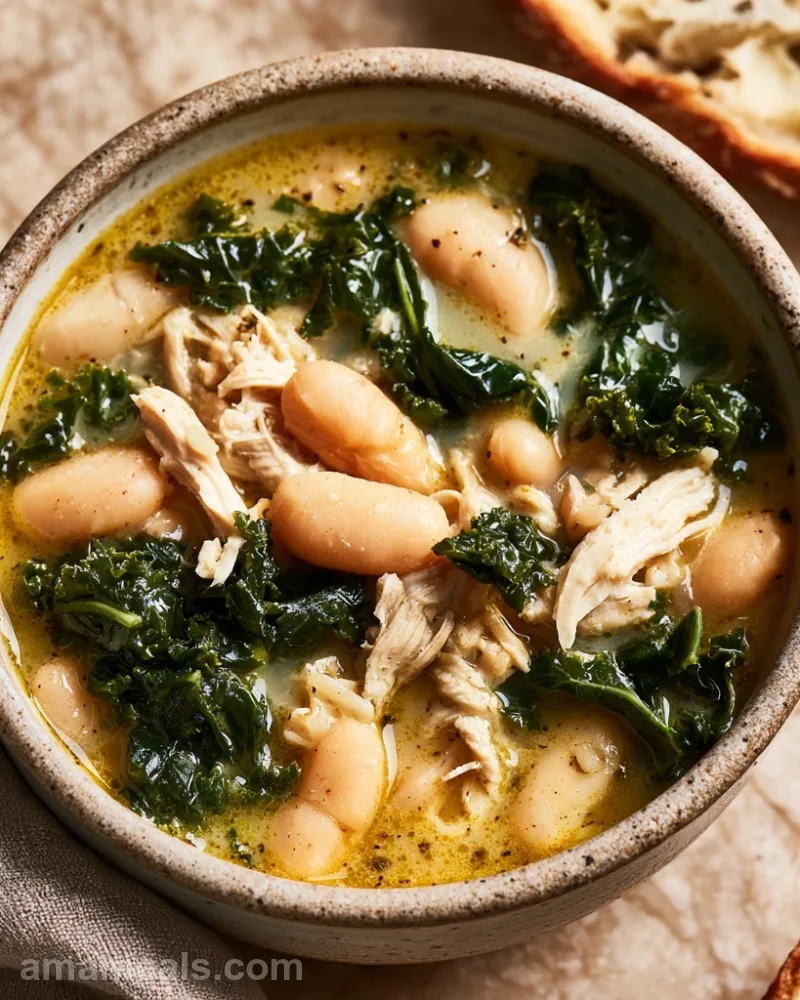 Slow Cooker White Bean Chicken Soup